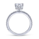 Gabriel & Co. 14k White Gold Contemporary Straight Engagement Ring - ER14649S4W44JJ photo 2