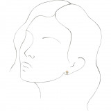 14K Yellow Multi-Gemstone Cross Earrings - R17028601P photo 3